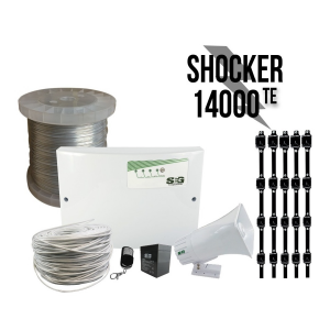 Kit Energizador Shocker 14000te Para Cercas Electrificadas