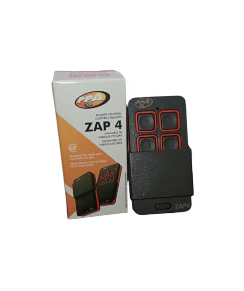 Control Remoto Ppa Zap 4 Botones Frecuencia 433.92mhz