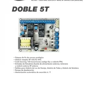 Central Dupla 5t 60 Hz Para Pistones Analógicos Ppa